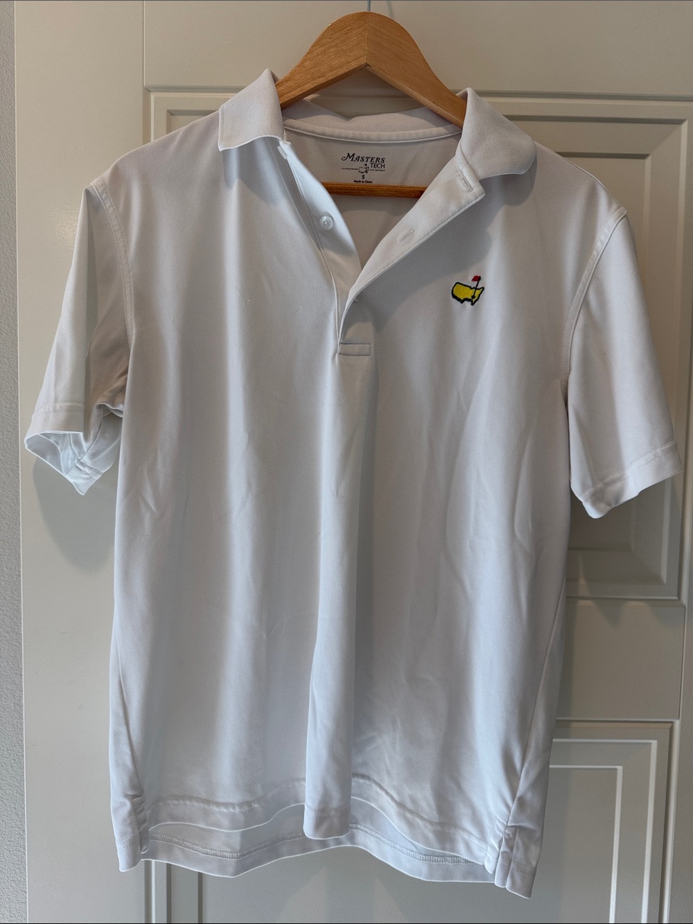 Masters White Short Sleeve Polo